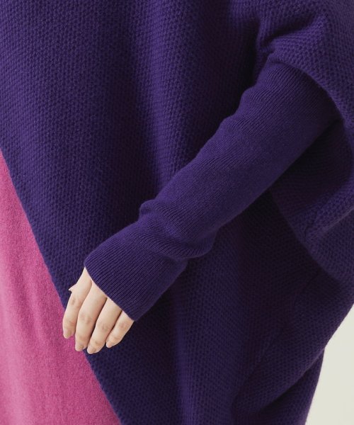 ウールカシミヤコクーンカーディガン 