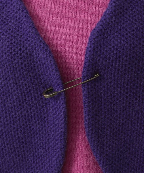 ウールカシミヤコクーンカーディガン 