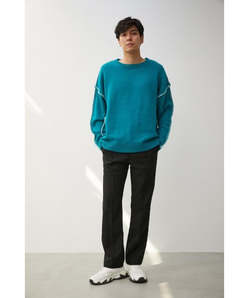 AZUL by moussy(アズールバイマウジー)/STITCH COCKTAIL COLOR KNIT/img21