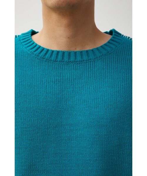AZUL by moussy(アズールバイマウジー)/STITCH COCKTAIL COLOR KNIT/img25