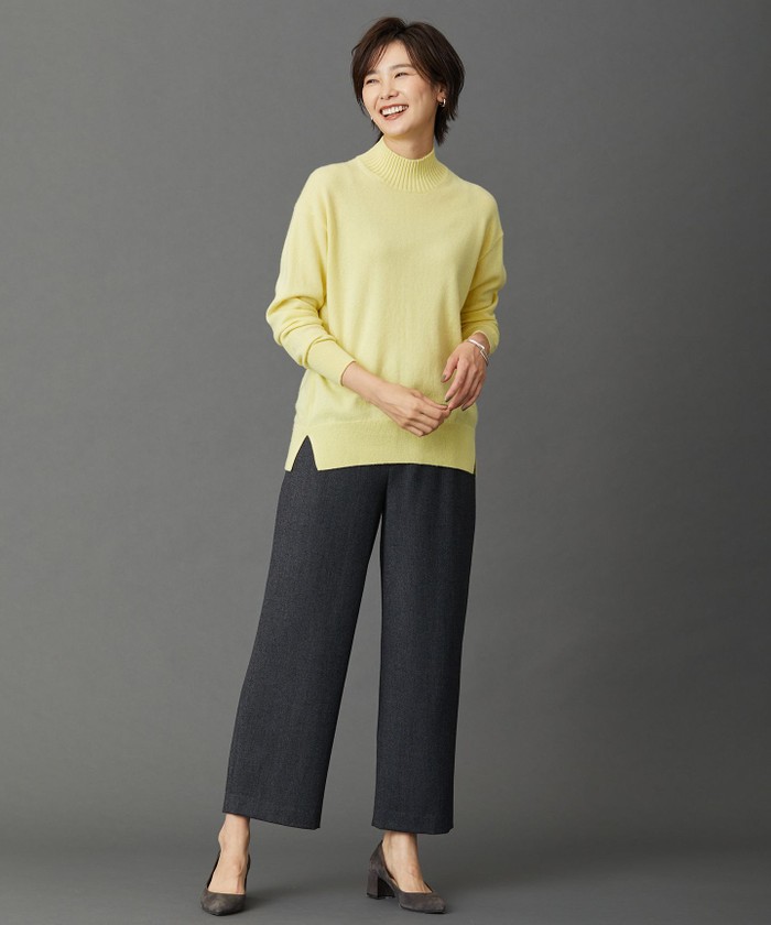 セール】【洗える・WEB限定カラーあり】CASHMERE BLEND ハイネック