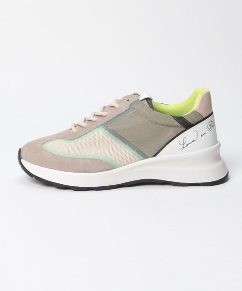 レースアップスニーカー 