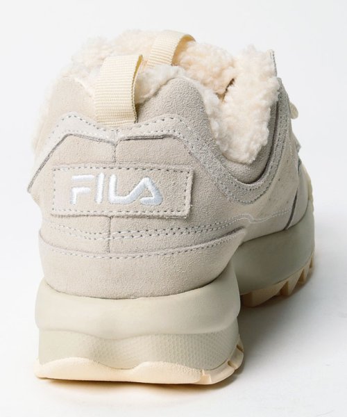 FILA（Shoes）(フィラ（シューズ）)/Disruptor 2 Shearling  Turtledove/DEW/WHITE/img02