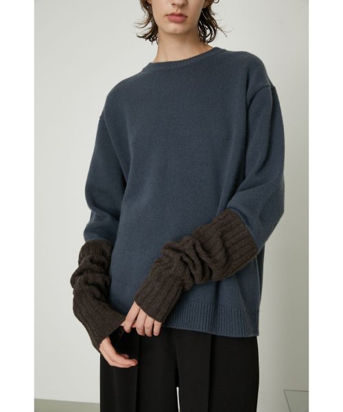 RIM.ARK(リムアーク)/Arm warmer knit PO/img09
