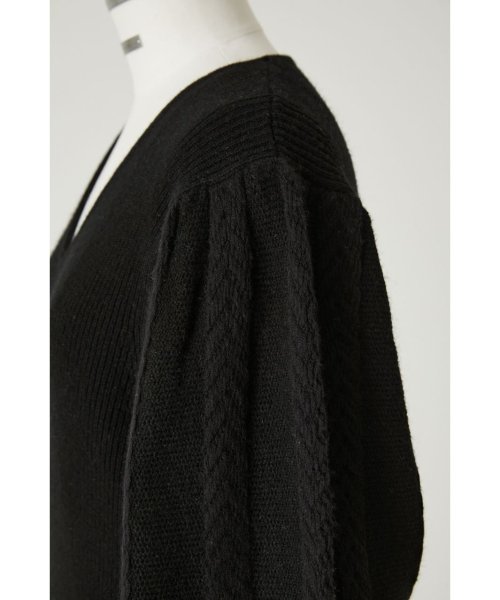 RIM.ARK(リムアーク)/Big puff sleeve knit OP/img05