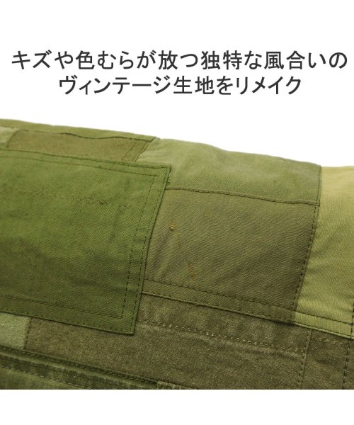 hobo(ホーボー)/ホーボー メッセンジャーバッグ hobo MESSENGER BAG UPCYCLED US ARMY CLOTH A4 10L 日本製 HB－BG3517/img06