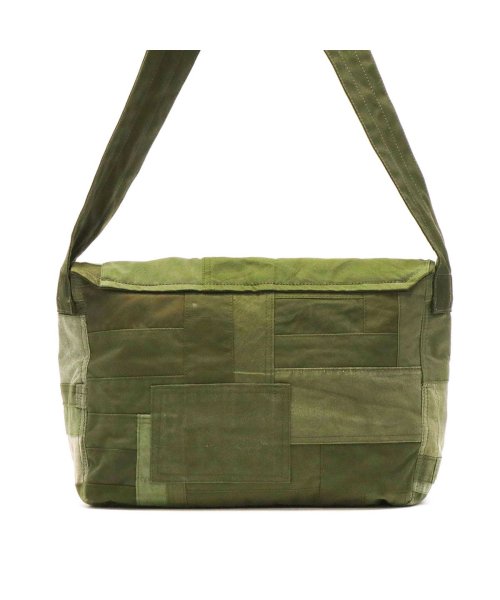 hobo(ホーボー)/ホーボー メッセンジャーバッグ hobo MESSENGER BAG UPCYCLED US ARMY CLOTH A4 10L 日本製 HB－BG3517/img12