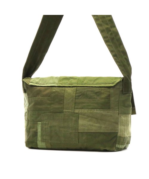 hobo(ホーボー)/ホーボー メッセンジャーバッグ hobo MESSENGER BAG UPCYCLED US ARMY CLOTH A4 10L 日本製 HB－BG3517/img13