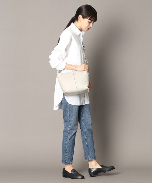 【フォルトゥーナ】レザーショルダーバッグ S 本革 ミニバッグ 革の裁断面 斜め掛けはもちろん