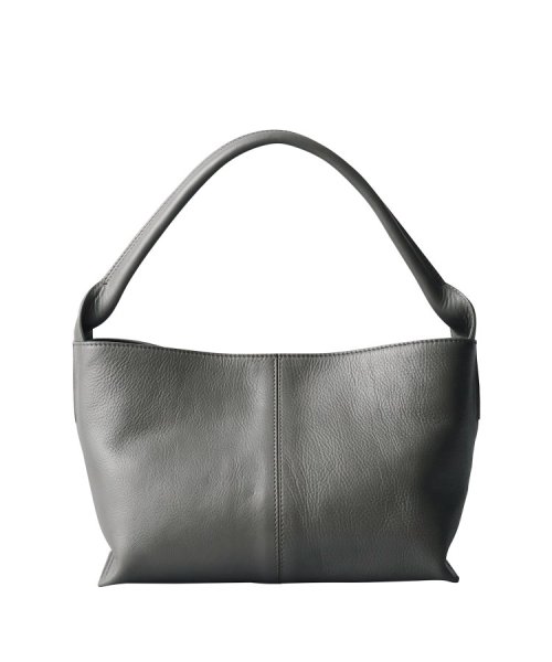 【フォルトゥーナ】レザーショルダーバッグ M 本革 革の裁断面