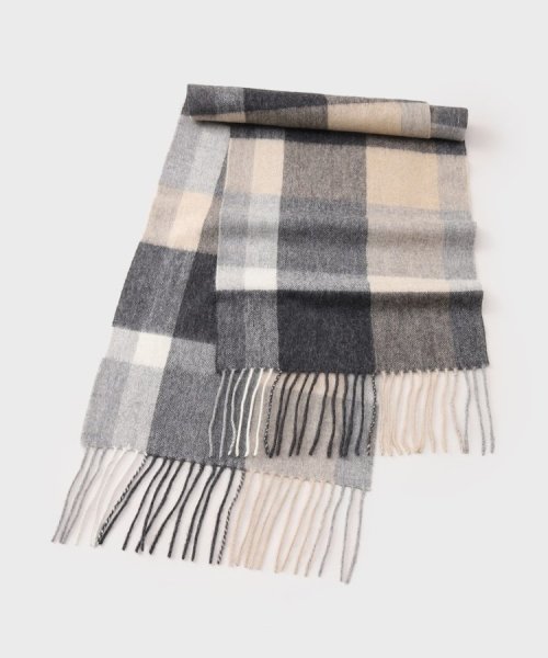【カシミヤ100%】チェック カシミヤマフラー ファッショングッズ マフラー・スカーフ・ストール C1204051834(9295円)