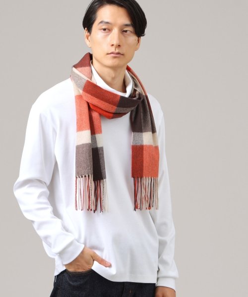 【カシミヤ100%】チェック カシミヤマフラー ファッショングッズ マフラー・スカーフ・ストール C1204051834(9295円)