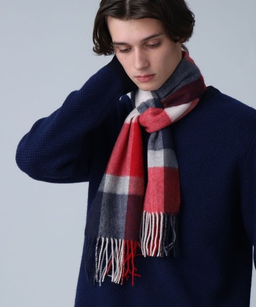 【カシミヤ100%】チェック カシミヤマフラー ファッショングッズ マフラー・スカーフ・ストール C1204051834(9295円)
