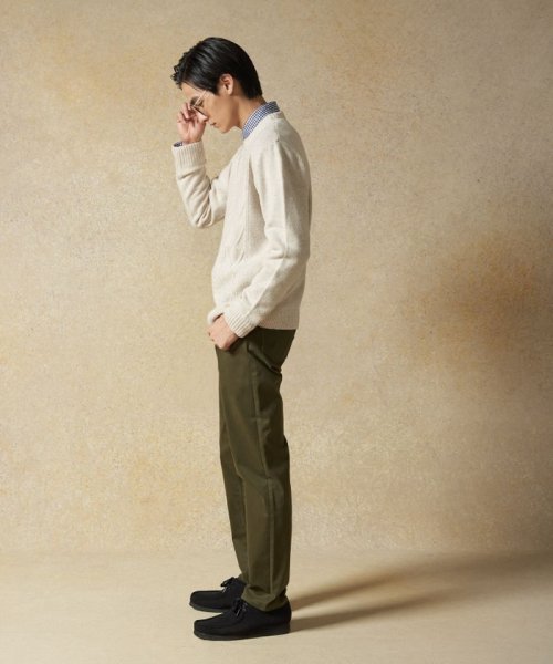 J.PRESS MENS(J．プレス　メンズ)/【Cash Lamb's Wool】ケーブルクルーネック ニット/img02