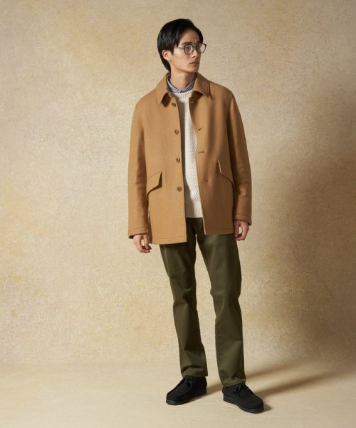 J.PRESS MENS(J．プレス　メンズ)/【Cash Lamb's Wool】ケーブルクルーネック ニット/img03