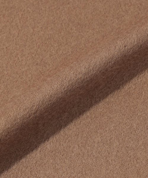 ウールカシミヤ フリンジマフラー 