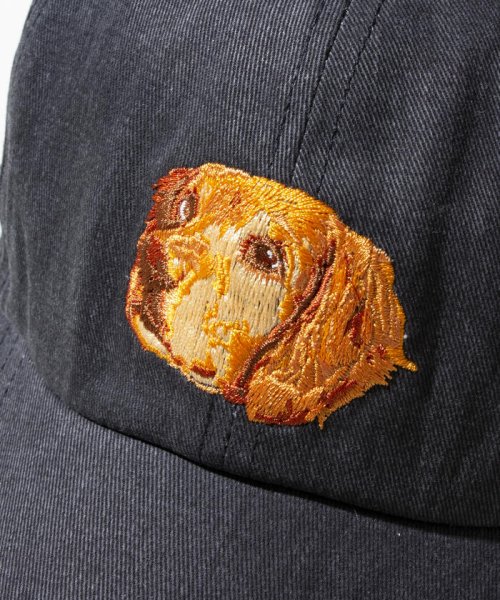 GLOSTER(GLOSTER)/【GLOSTER/グロスター】WASHED DOG embroidery CAP キャップ/img02