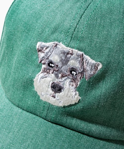 GLOSTER(GLOSTER)/【GLOSTER/グロスター】WASHED DOG embroidery CAP キャップ/img03