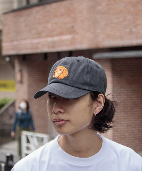 GLOSTER(GLOSTER)/【GLOSTER/グロスター】WASHED DOG embroidery CAP キャップ/img11