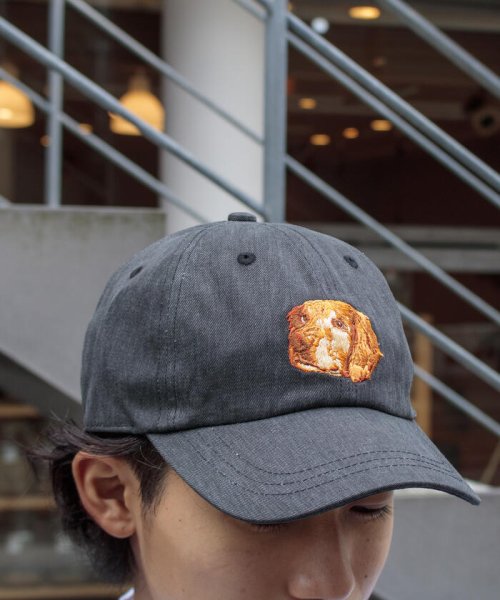 GLOSTER(GLOSTER)/【GLOSTER/グロスター】WASHED DOG embroidery CAP キャップ/img12
