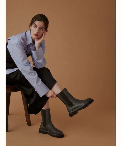 トラックソールサイドゴアブーツ  QGW1400710378(10725円)