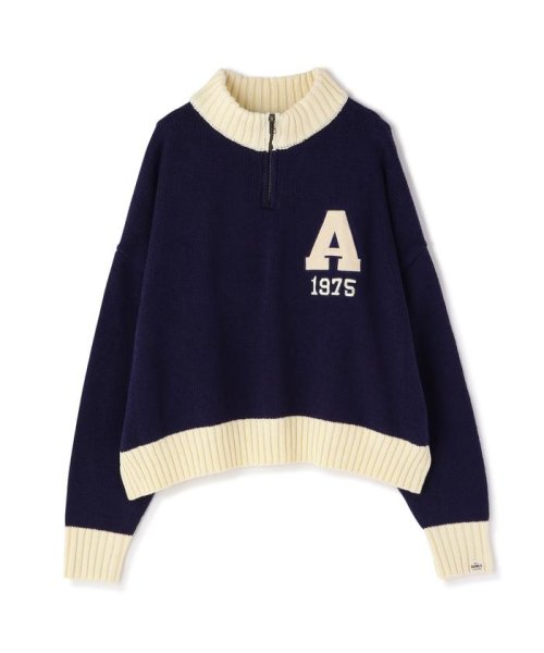 AVIREX(AVIREX)/COLLEGE WAPPEN KINIT TOPS/ カレッジワッペンニットトップス/img03