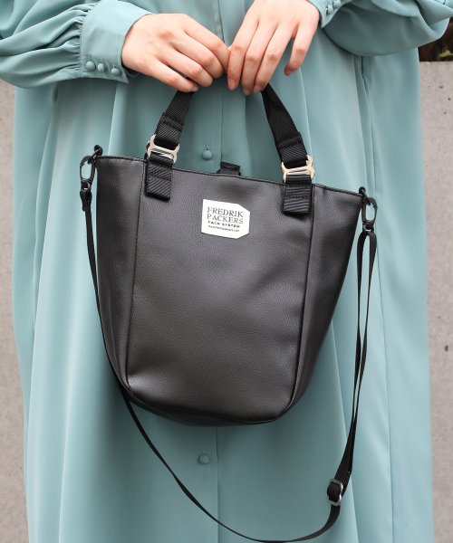 FREDRIK PACKERS(FREDRIK PACKERS)/【FREDRIK PACKERS】EC限定！ MISSION TOTE XS ECO LEATHER limite ミニトート トートバッグ ショルダーバッグ/img02