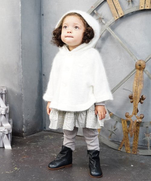 ベビー スパイキーアンゴラ ケープ 