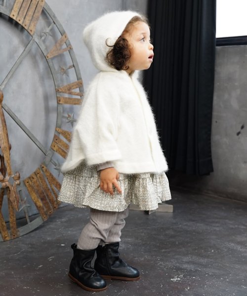 ベビー スパイキーアンゴラ ケープ 