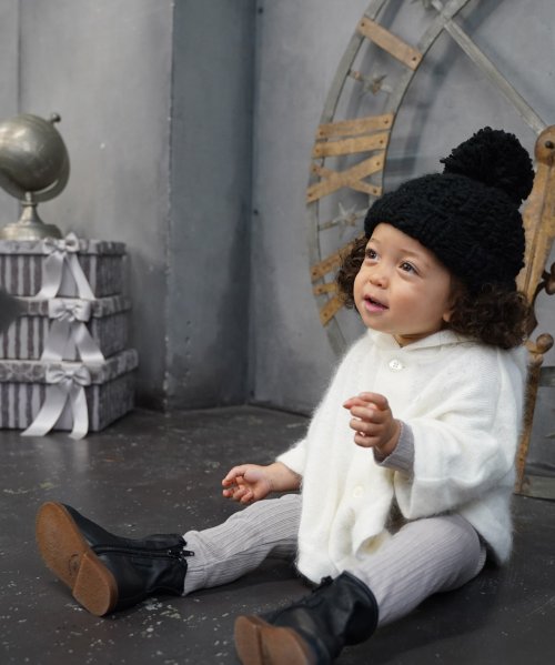 ベビー スパイキーアンゴラ ケープ 