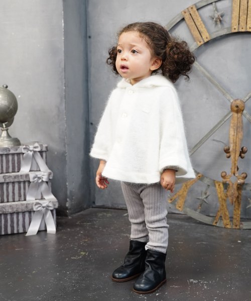 ベビー スパイキーアンゴラ ケープ 