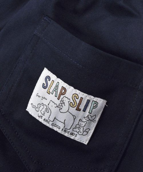 SLAP SLIP(スラップスリップ)/【 お揃い 】 ストレッチ ツイル 配色 ポケット 折り返し チェック パンツ /img09