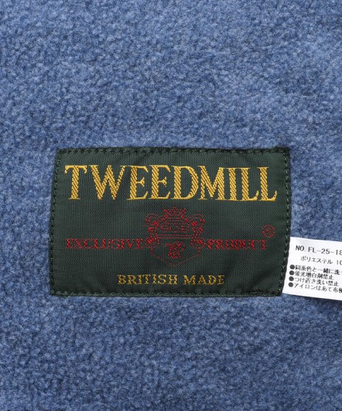 NOLLEY’S goodman(ノーリーズグッドマン)/【TWEEDMILL/ツイードミル】別注フリースマフラー 防寒 薄手 軽量 ユニセックス/img10