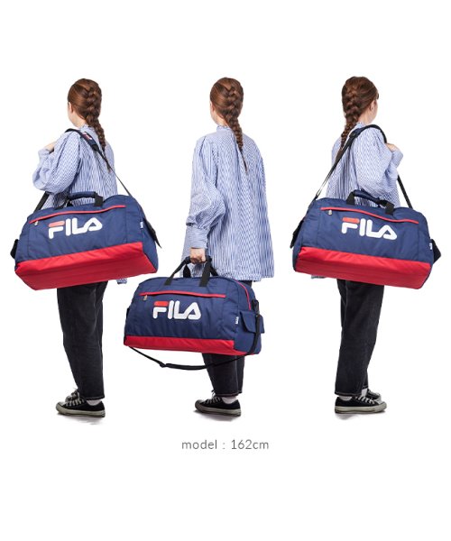 FILA(フィラ)/フィラ ボストンバッグ 42L 修学旅行 林間学校 宿泊学習 女の子 男の子 女子 男子 小学生 中学生 高校生 大容量 撥水 2泊 FILA 7582/img05