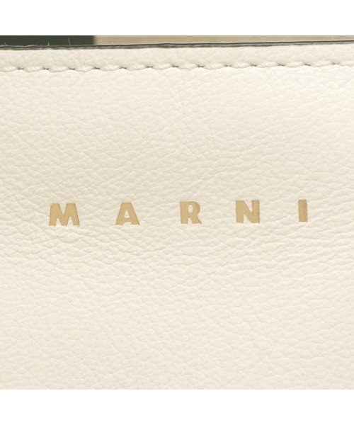 MARNI(マルニ)/マルニ トートバッグ ショルダーバッグ ミュゼオ 2WAY ホワイト グリーン メンズ レディース MARNI SHMP0018U5 P2644 Z597N/img08