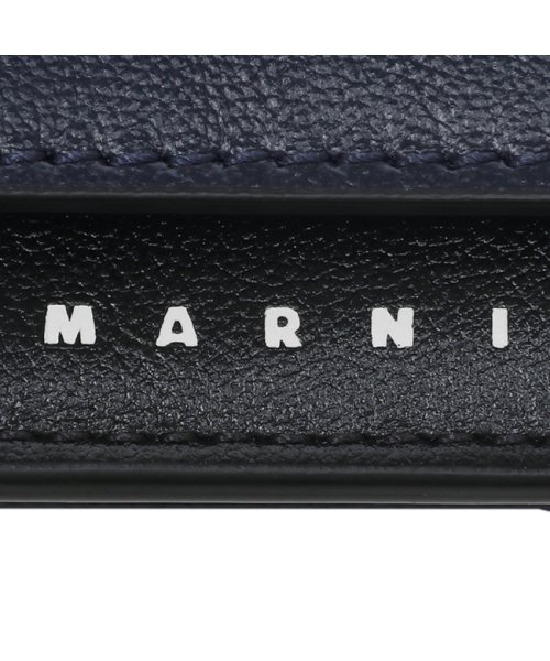 MARNI(マルニ)/マルニ 三つ折り財布 ミニ財布 ネイビー ブラック メンズ MARNI PFMI0052U0 P2644 Z592B/img06