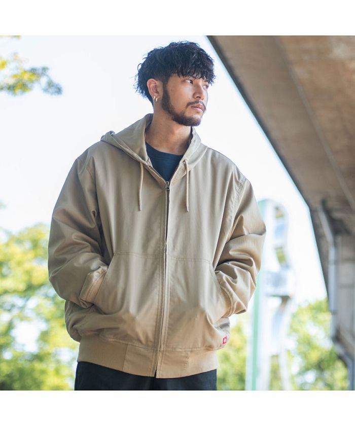 セール】Dickies ライトダック裏キルトフードジャケット アウター