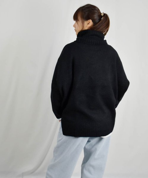 ARGO TOKYO(アルゴトウキョウ)/Mohair Stretch Turtleneck Knit 25105 モヘアストレッチタートルニット　ニットトップス　タートルネック　モヘア　ニット　セータ/img33