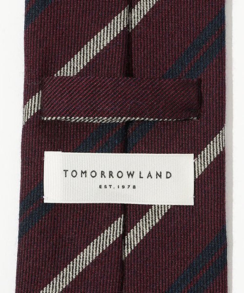 TOMORROWLAND GOODS(TOMORROWLAND GOODS)/TOMORROWLAND ウール レジメンタルネクタイ/img02