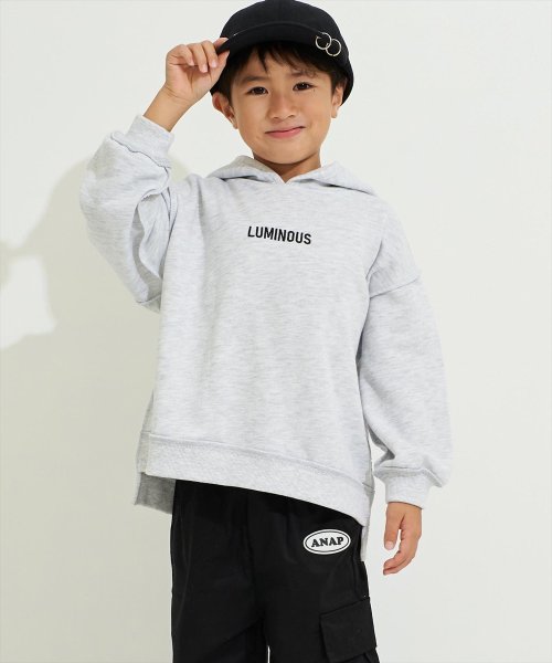 ANAP KIDS(アナップキッズ)/裏毛ビッグロゴフーディートップス/img04