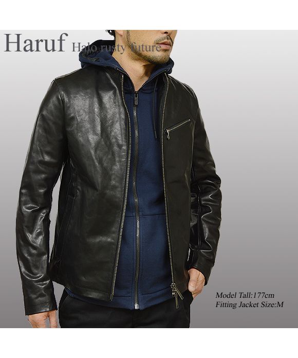 超人気の Haruf 超人気新品通販 ハルフ ホースレザーライダース