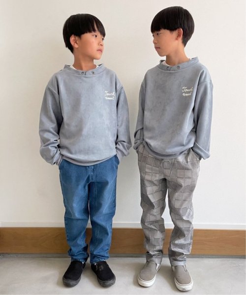 ikka kids(イッカ　キッズ)/【親子おそろい】フェイクスウェードルーイカラープルオーバー（120〜160cm）/img11