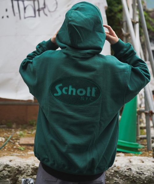 Schott(ショット)/HOODED SWEAT OVAL CHENILLE LOGO/オーバルロゴ パーカー/img29