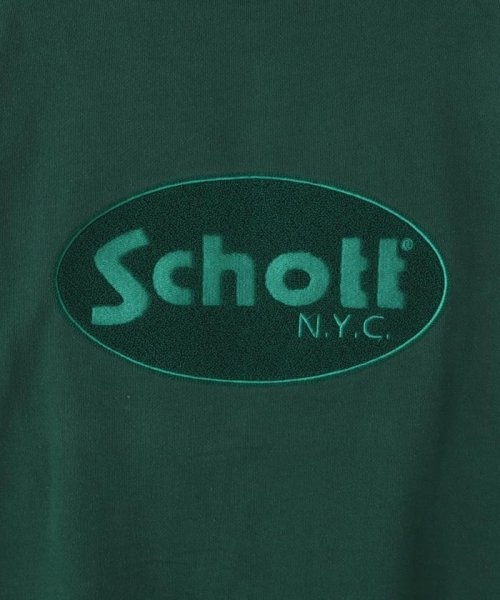 Schott(ショット)/HOODED SWEAT OVAL CHENILLE LOGO/オーバルロゴ パーカー/img38