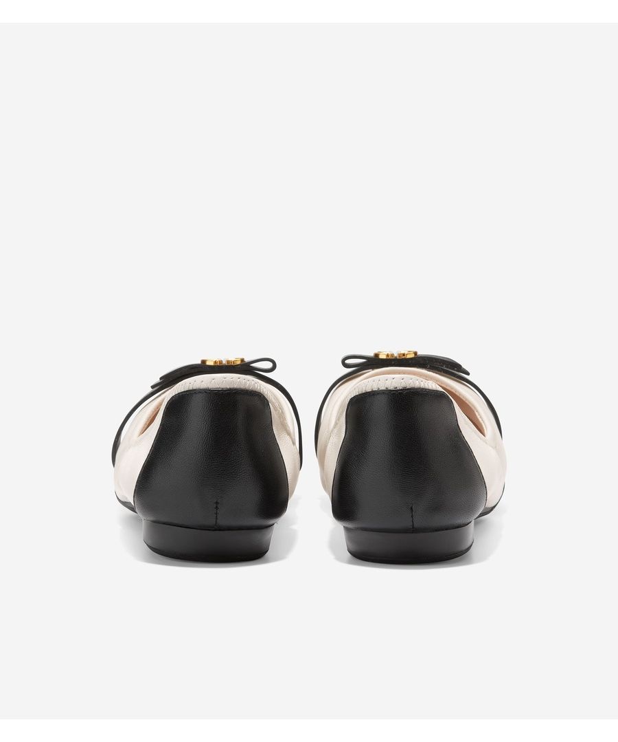トバ ボウ バレエ womens GRISEレザースクエアプリーツフラット【公式
