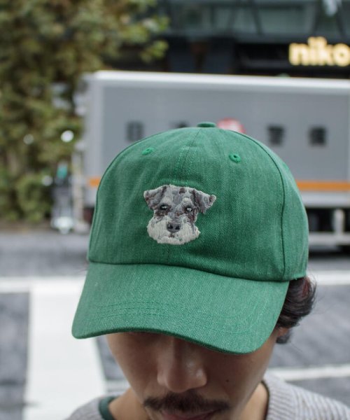 GLOSTER(GLOSTER)/【GLOSTER/グロスター】WASHED DOG embroidery CAP キャップ/img21