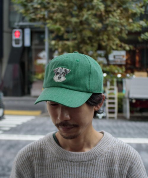 GLOSTER(GLOSTER)/【GLOSTER/グロスター】WASHED DOG embroidery CAP キャップ/img22