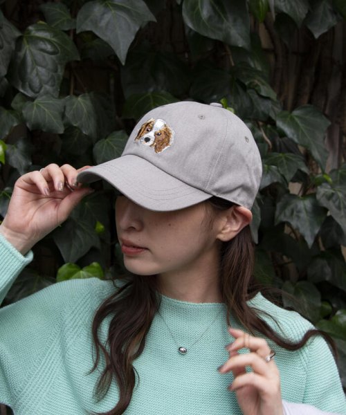 GLOSTER(GLOSTER)/【GLOSTER/グロスター】WASHED DOG embroidery CAP キャップ/img25