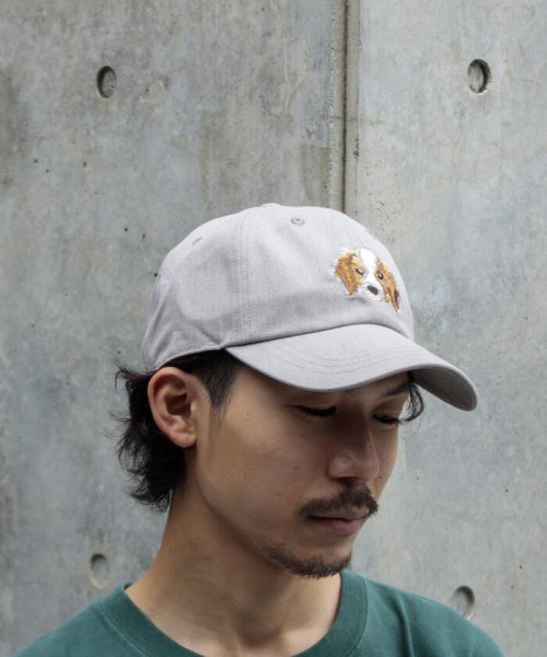 GLOSTER(GLOSTER)/【GLOSTER/グロスター】WASHED DOG embroidery CAP キャップ/img29