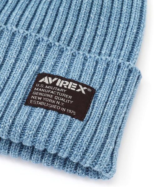 AVIREX(AVIREX)/INDIGO KNIT CAP / インディゴ ニット キャップ/img03